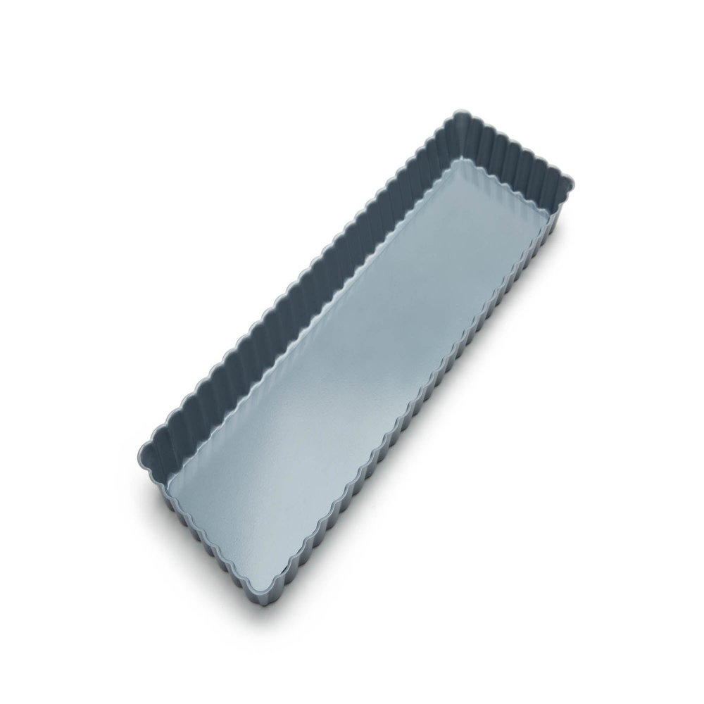 Fox Run Rectangular Loose Bottom Tart/Quiche Pan, Preferred Non-Stick, 14-Inch