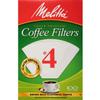 Melitta #4 Cone Coffee Filters, White, 100 Total Filters Count - Packaging May Vary view 1