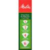 Melitta #4 Cone Coffee Filters, White, 100 Total Filters Count - Packaging May Vary view 4