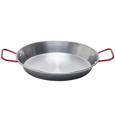 Garcima 10-Inch Carbon Steel Paella Pan, 26cm
