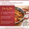 Garcima 10-Inch Carbon Steel Paella Pan, 26cm view 4