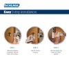 Schlage F10 FLA 605 Flair Door Lever, Hall & Closet Passage Lock, Bright Brass view 2