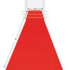 Beistle Red Polyester Carpet Runner view 3
