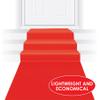 Beistle Red Polyester Carpet Runner view 4
