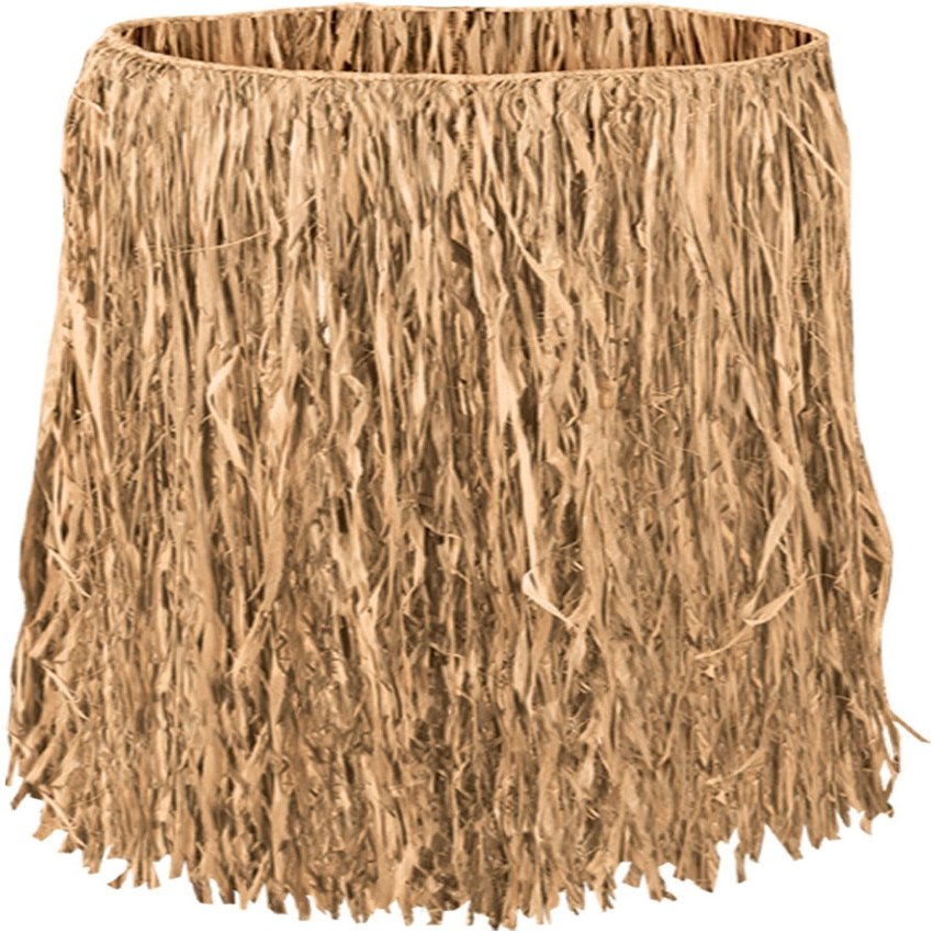 Beistle Extra Large Natural Raffia Hula Skirt