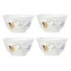 Lenox 792566 Butterfly Meadow 4-Piece Rice Bowl Set , White view 1