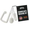 Brushtech 3-Piece Sommeliers Washing Kit - USA Made Glass Cleaning Brushes with Tapered Foam Heads for Decanters, Flutes, Goblets - Scratch-Free Handles & Long-Lasting Shape Retention view 1