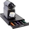 Amazon Basics Nespresso OriginalLine Coffee Pod with 1 Storage Drawer Holder, 50 Capsule Capacity, Black view 1
