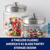 Anchor Hocking 1.5 Gallon Montana Glass Jar with Lid (2 piece, brushed metal, dishwasher safe) view 4