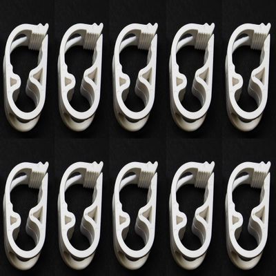 Large Tubing/Siphon Hose Shut Off Plastic Pinch Clamp Fits 7/16 in O.D. Tubing 7 Position Ratcheted Flow Control Valve Closure - Multi-Pack for Home Brewing Beer or Wine Making