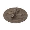 Whitehall Products Dragonfly Sundial, French Bronze view 1