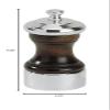 Peugeot Palace 4 Inch Silver Plated Salt Mill, Antique Brown, 7.20 x 5.20 x 10.00 cm view 3