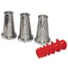 Weston 4 Piece Accessory Kit for Tomato Press and Sauce Maker ,Silver view 1