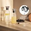 EVA SOLO | Fridge Carafe 1.0L | For Hot & Cold Drinks | 100% drip-free | Dishwasher-safe Borosilicate Glass | Stainless steel & Silicone Pouring Lip | Fits Most Refrigerator Doors | Danish Design view 4