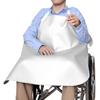 NYOrtho Smokers Apron 30" x 34"  Standard White Flame-Retardant Wheelchair Cover for Smoking Safety  Fireproof, Lightweight, Wipe-Clean Patient Protection Apron with Side Straps  Made in USA view 1