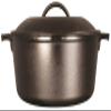 Lodge 7-Quart Cast Iron Dutch Oven  Made in USA, Pre-Seasoned, PFAS-Free & Non-Toxic, Heat-Treated, Induction Compatible, Self-Basting Lid, Durable Multi-Use Cooking Pot for Oven to Table view 2