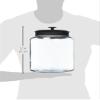 Anchor Hocking 2 Gallon Montana Glass Jar with Lid (2 piece, black metal, dishwasher safe) view 3