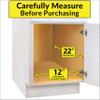 LYNK PROFESSIONAL Pull Out Cabinet Organizer, 11" x 21" Slide Out Drawers for Kitchen Cabinets - Sliding Pull-Out Pantry Shelves  Home Shelf Organizers - Lifetime Ltd. Warranty, Chrome view 4
