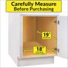 LYNK PROFESSIONAL Pull Out Cabinet Organizer, 17" x 18" Slide Out Drawers for Kitchen Cabinets - Sliding Pull-Out Pantry Shelves  Home Shelf Organizers - Lifetime Ltd. Warranty, Chrome view 4