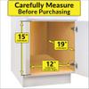 LYNK PROFESSIONAL Pull Out Under Sink Kitchen Cabinet Organizer - 11.5 in. x 18 inch deep Drawer - Sliding Shelf Organizer for Cabinets and Undersink Storage Shelves - Lifetime Ltd. Warranty  Chrome view 4