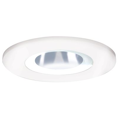 Halo 3008FG Recessed Showerlight Trim, White, 3"