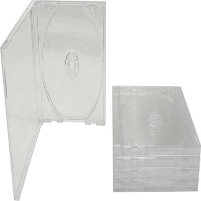 5 Standard Empty Clear Replacement CD Jewel Boxes with Clear Inner Trays (Assembled) #CDBIS10CL