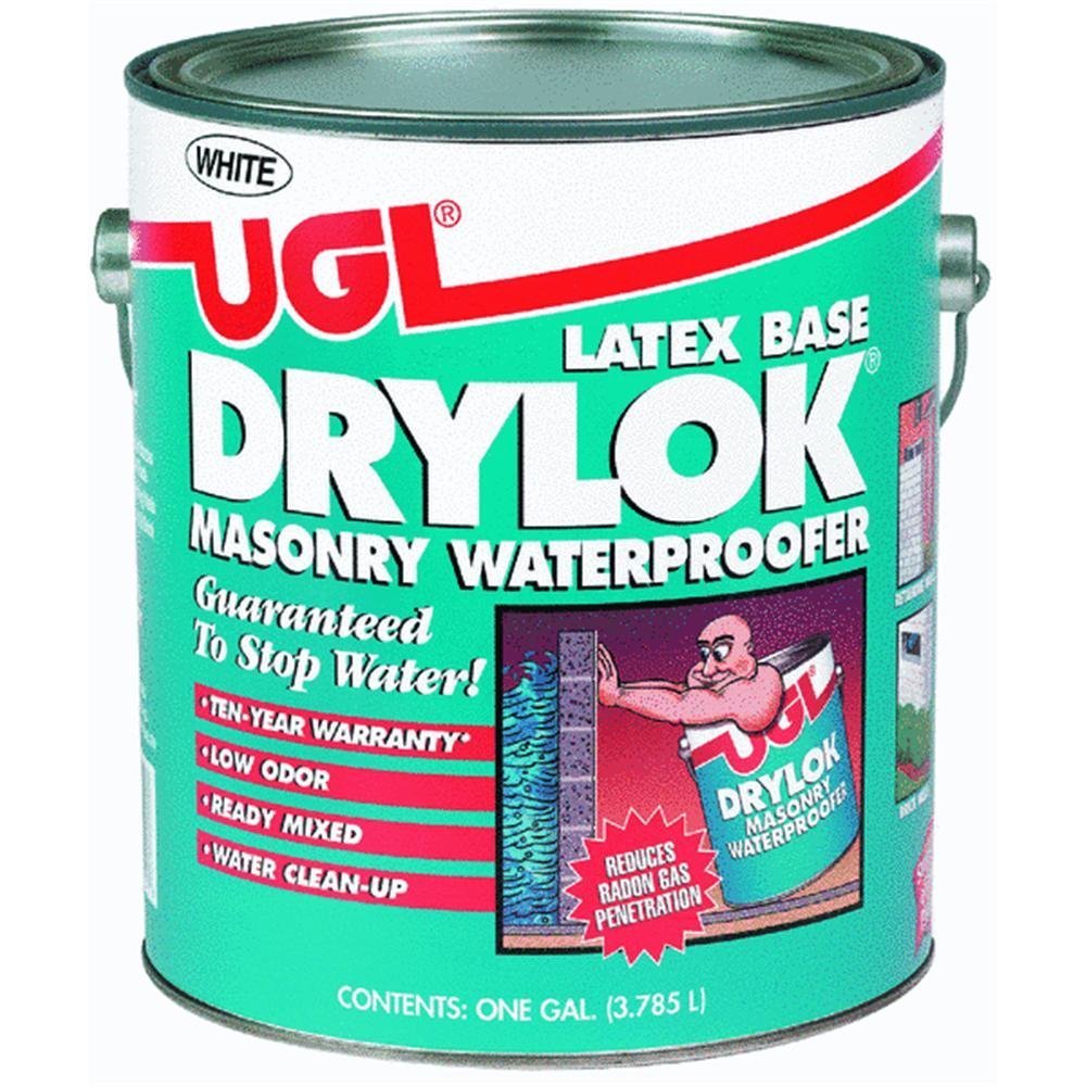 United Gilsonite 27513 Drylok Masonry Waterproofer Latex, 1 Gallon, White