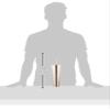 AXOR Toilet Brush with Holder Wall-Mounted 15-inch Modern Accessories in Brushed Nickel, 40835820 view 3
