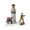 Department 56 Dickens' Village Accessories Snowball Fun Figurine, 3.5 Inch, Multicolor view 1