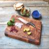 Ironwood Gourmet Large End Grain Prep Station Acacia Wood Cutting Board, 14 x 20-Inch, Brown view 3
