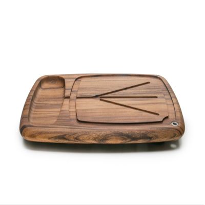 Ironwood Gourmet Kansas City Large Carving Board with Juice Channels, 22 x 15 x 2.5 inches, Acacia Wood