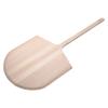 Winco 18" x 19" x 42" Wooden Pizza Peel With 42" Handle view 1