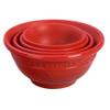 Le Creuset Silicone Prep Bowls, Set of 4 - 1/4c, 1/3c, 1/2c & 1 cup, Cerise view 2
