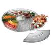 Prodyne Appetizers On Ice with Lids, 16", Clear view 1
