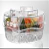Prodyne Appetizers On Ice with Lids, 16", Clear view 3