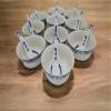 10 Pcs Fine Bone China Blue and White Chinese Soup Bowls Ceramic Porcelain Bowl, with Free 10 Porcelain Spoons Rice Bowl view 4