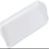 Calypso Basics, Sandwich Melamine Tidbit Tray, White, (06300) view 1