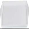 Calypso Basics, Sandwich Melamine Tidbit Tray, White, (06300) view 3