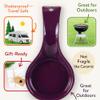 Calypso Basics by Reston Lloyd Spoon Rest, Red, 3.9 x 7.75 view 2