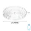 iDesign Recycled Plastic Lazy Susan Turntable Organizer, The Linus Collection  11 x 1.75, Clear view 2