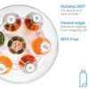 iDesign Recycled Plastic Lazy Susan Turntable Organizer, The Linus Collection  11 x 1.75, Clear view 3