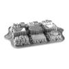 Nordic Ware Train Cake Pan, 5 Cup, Silver view 1