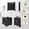Olympia Tools 85-010 Grand Pack-N-Roll Portable Tools Carrier with Telescopic Handle, 80 Lb. Load Capacity, Black view 4