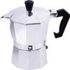 Bene Casa BC Classics BC-17730 6-Cup Aluminum Espresso Maker, Silver view 1