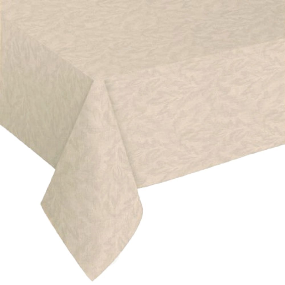 Sonoma Vinyl Tablecloth - 60" x 84" Oblong Vanilla