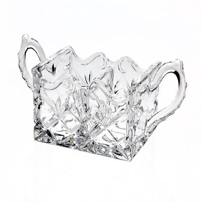 Godinger Sugar Bowl, Caddy Bowl, Storage Dish for Sugar, Salt, Coffee Packets, Sancks & Candies, 7X3