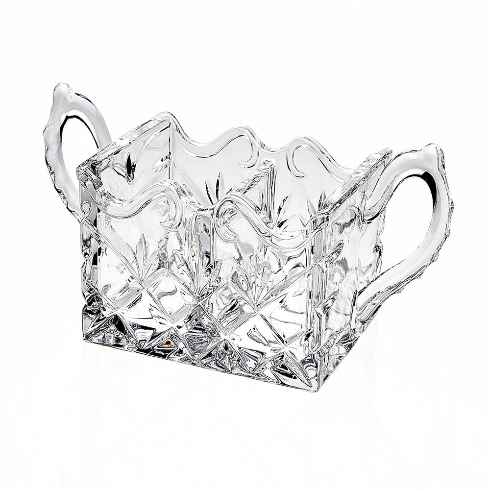 Godinger Sugar Bowl, Caddy Bowl, Storage Dish for Sugar, Salt, Coffee Packets, Sancks & Candies, 7X3