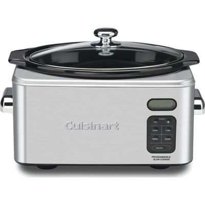 Cuisinart PSC-650 Stainless Steel 6-1/2-Quart Programmable Slow Cooker (Silver)