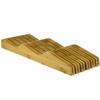Organic Bamboo Knife Block Organizer, Heim Concept In- Drawer Premium Bamboo Wood Knife Storage Block - Holds Up To 16 Knives view 3