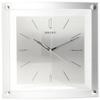 Seiko Wall Clock Quiet Sweep Second Hand Clock Silver-Tone Metallic Case view 1